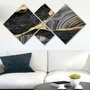 Wallity Conjunto de 4 Cuadros Decorativos en MDF Multicolor